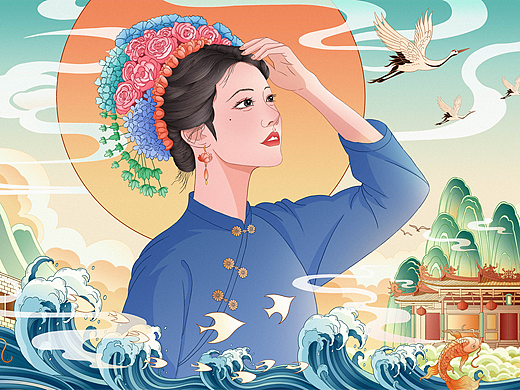 海风簪花，浪漫泉州