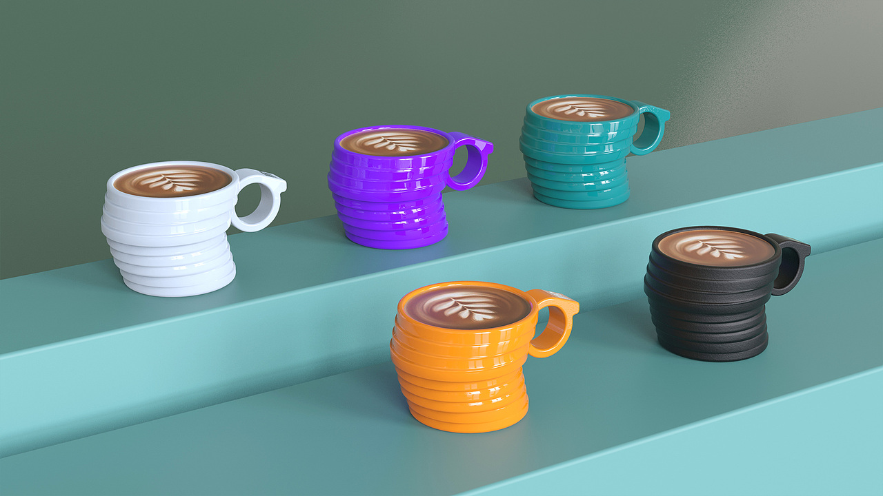 咖啡杯外观设计