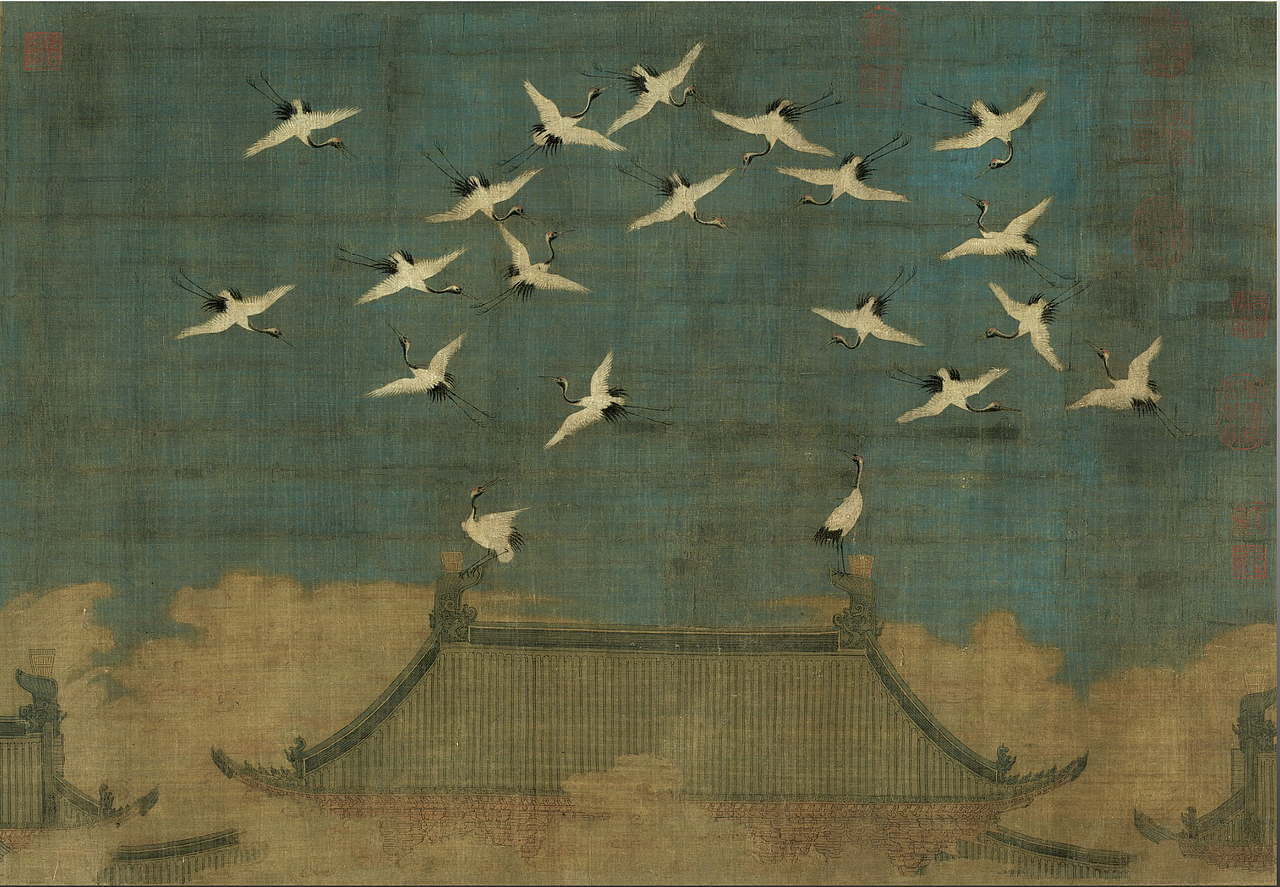 赵佶《瑞鹤图》原画