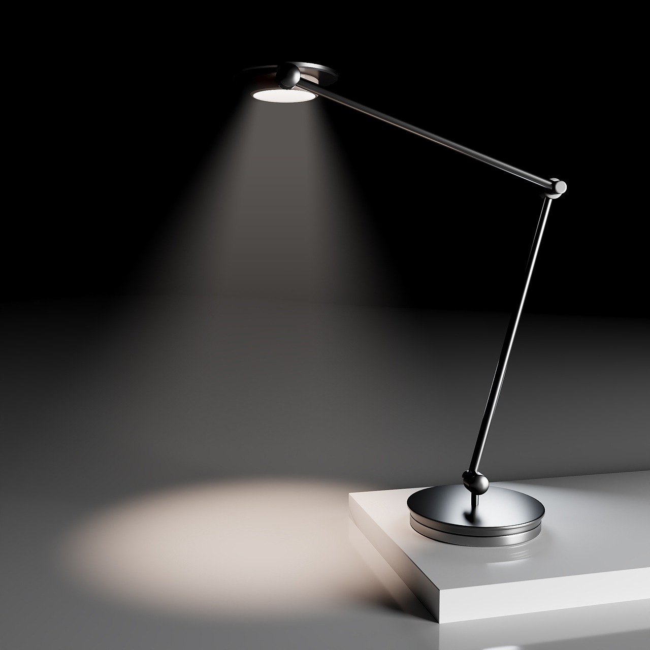 产品3D静帧渲染-台灯