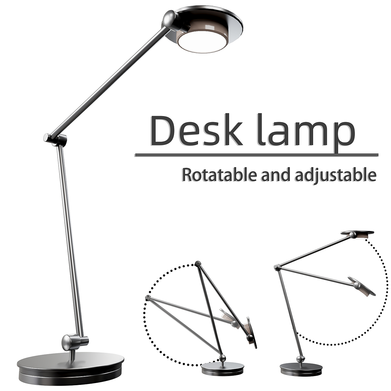 产品3D静帧渲染-台灯