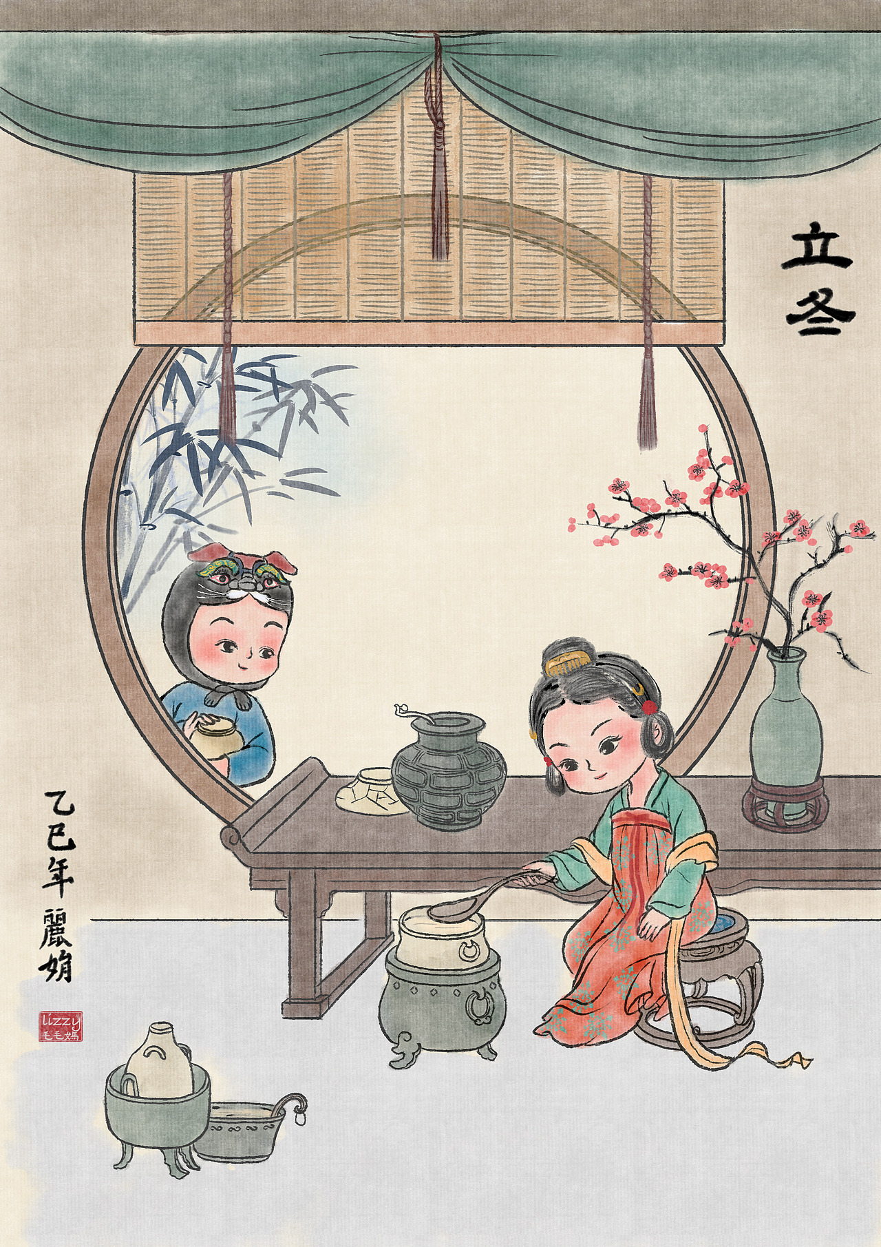 古风24节气插画(2025)(图ZMzk3NTQyOTQ4) - 艺术插画 - 站酷设计师Lizzy毛毛妈原创素材 - 站酷ZCOOL