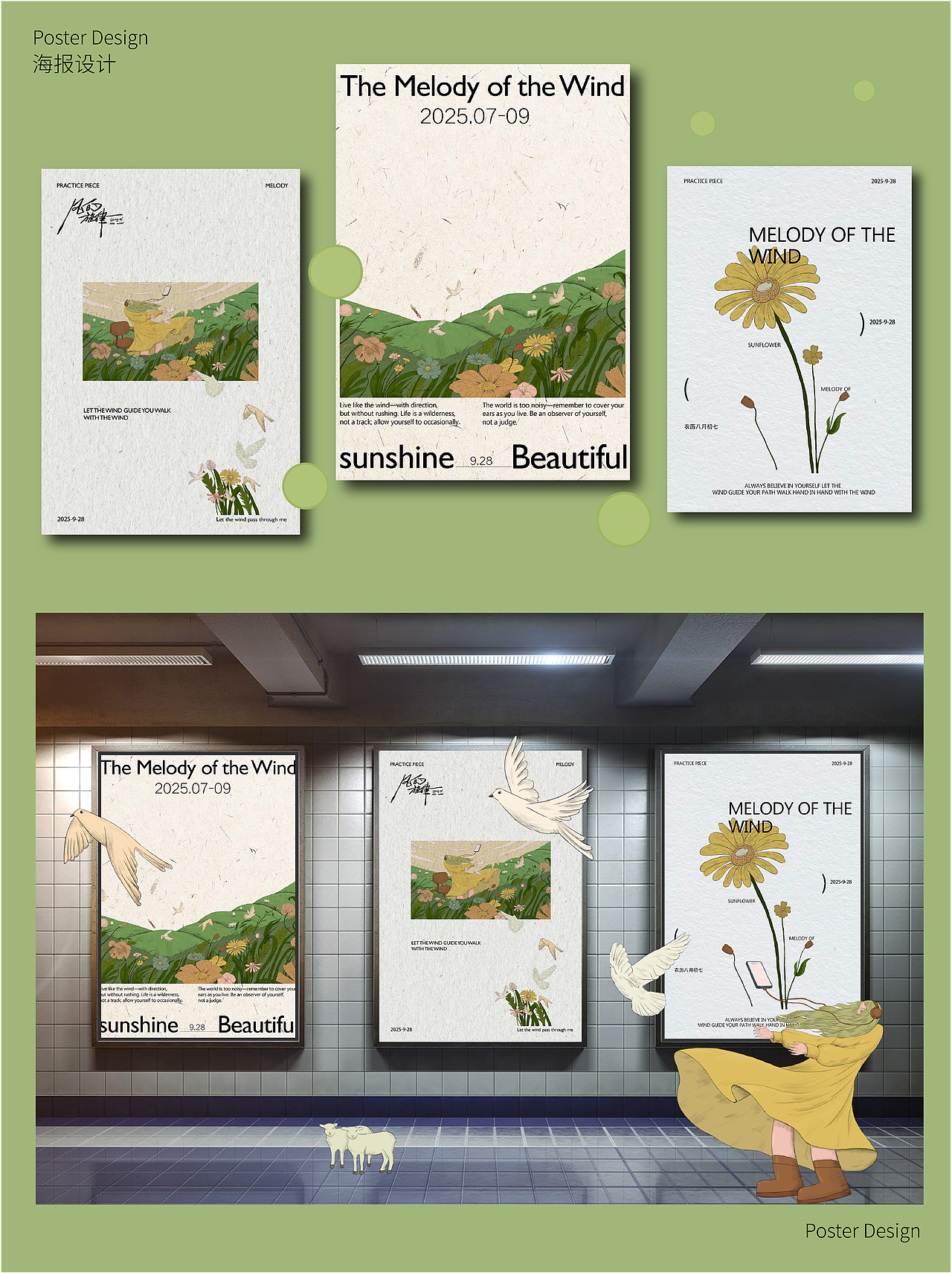 风的旋律（图ZMzk3NTU2NzA0） - 商业插画 - 站酷设计师屿宙Yuzo原创素材 - 站酷ZCOOL