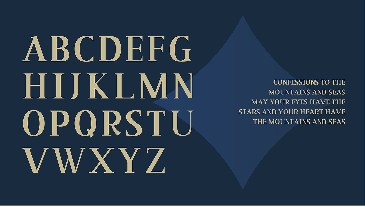 山海英伦哥特-山海字库第245款字体发布!