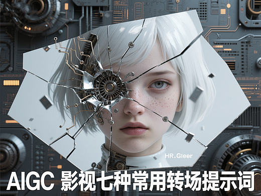 7种首位帧转场的AI提示词，让画面更高级