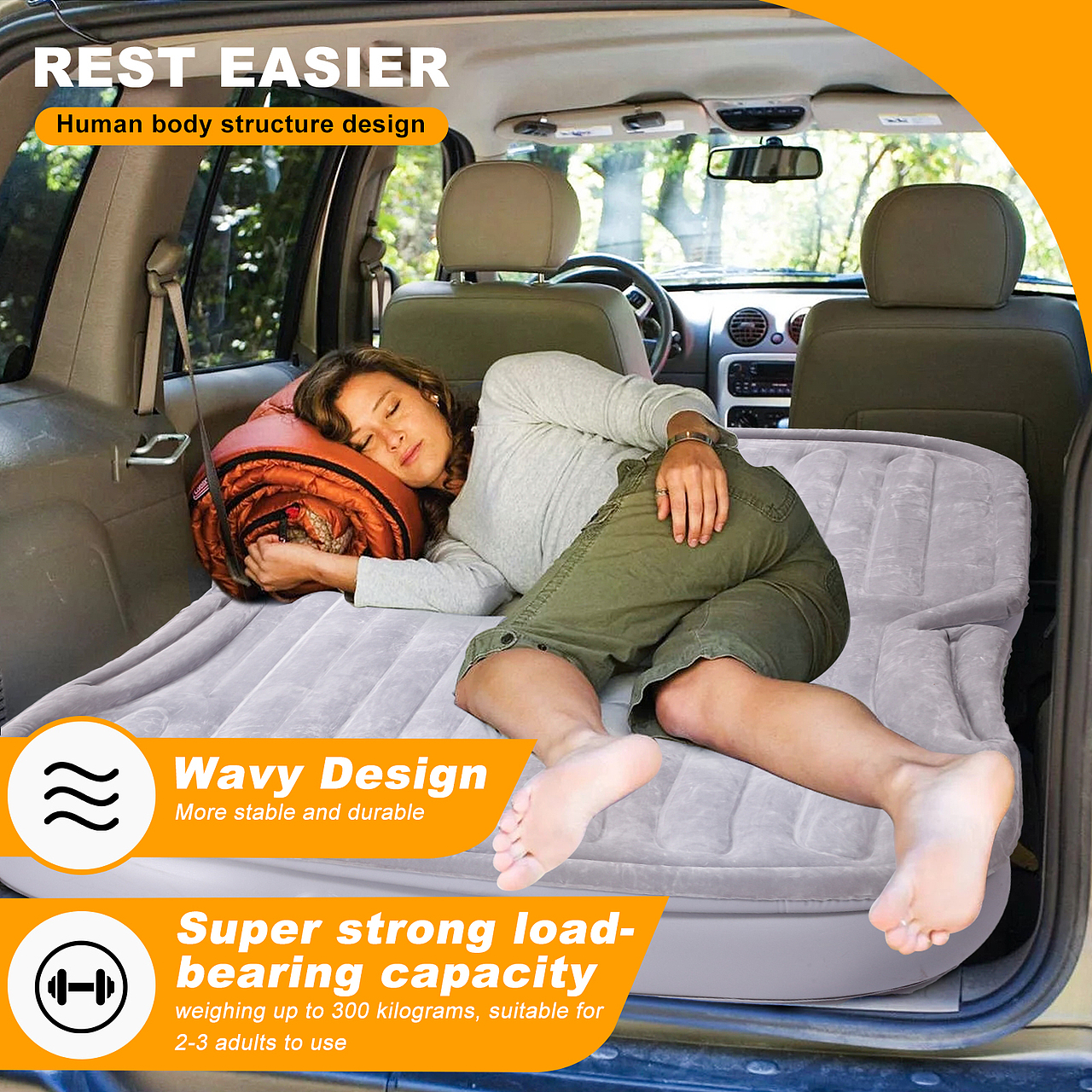 2024年亚马逊项目——亚马逊车载充气床主图A+