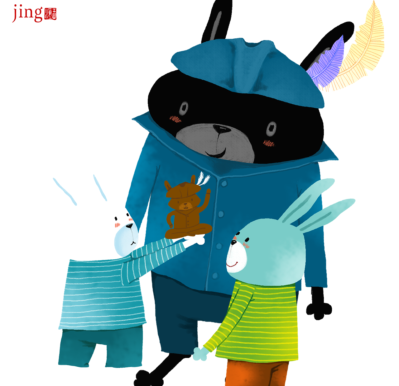 72幅动物形象插画（png格式）（图ZMzk3NTY1MTE2） - 儿童插画 - 站酷设计师画儿晴天原创素材 - 站酷ZCOOL