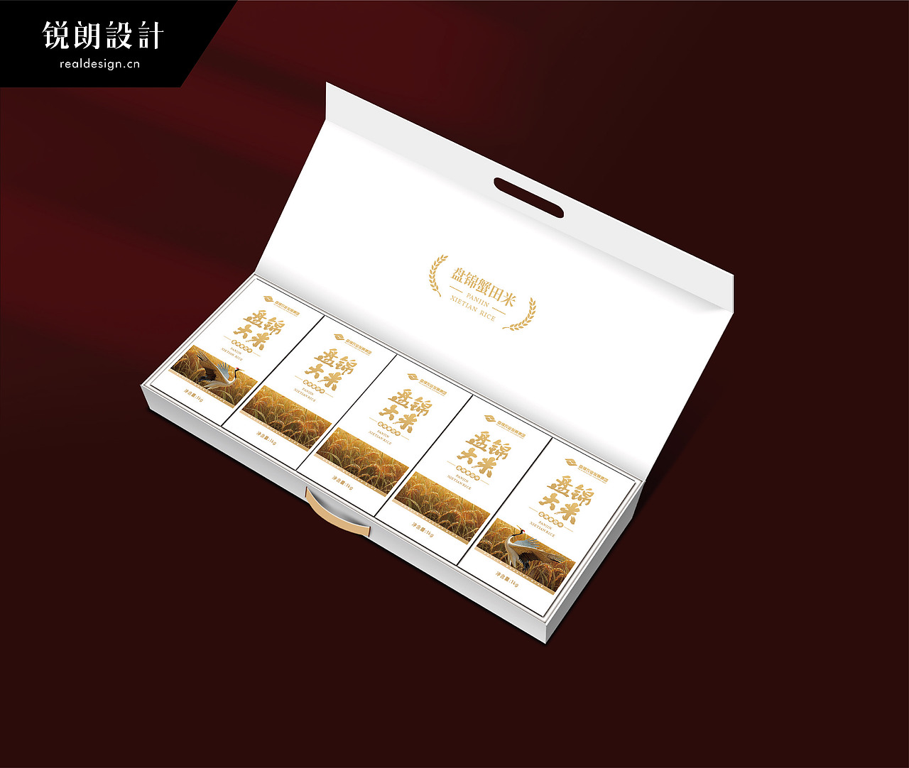 盘锦大米包装设计/大米礼盒设计（图ZMzk3NTc1MTAw） - 包装 - 站酷设计师锐朗品牌原创素材 - 站酷ZCOOL
