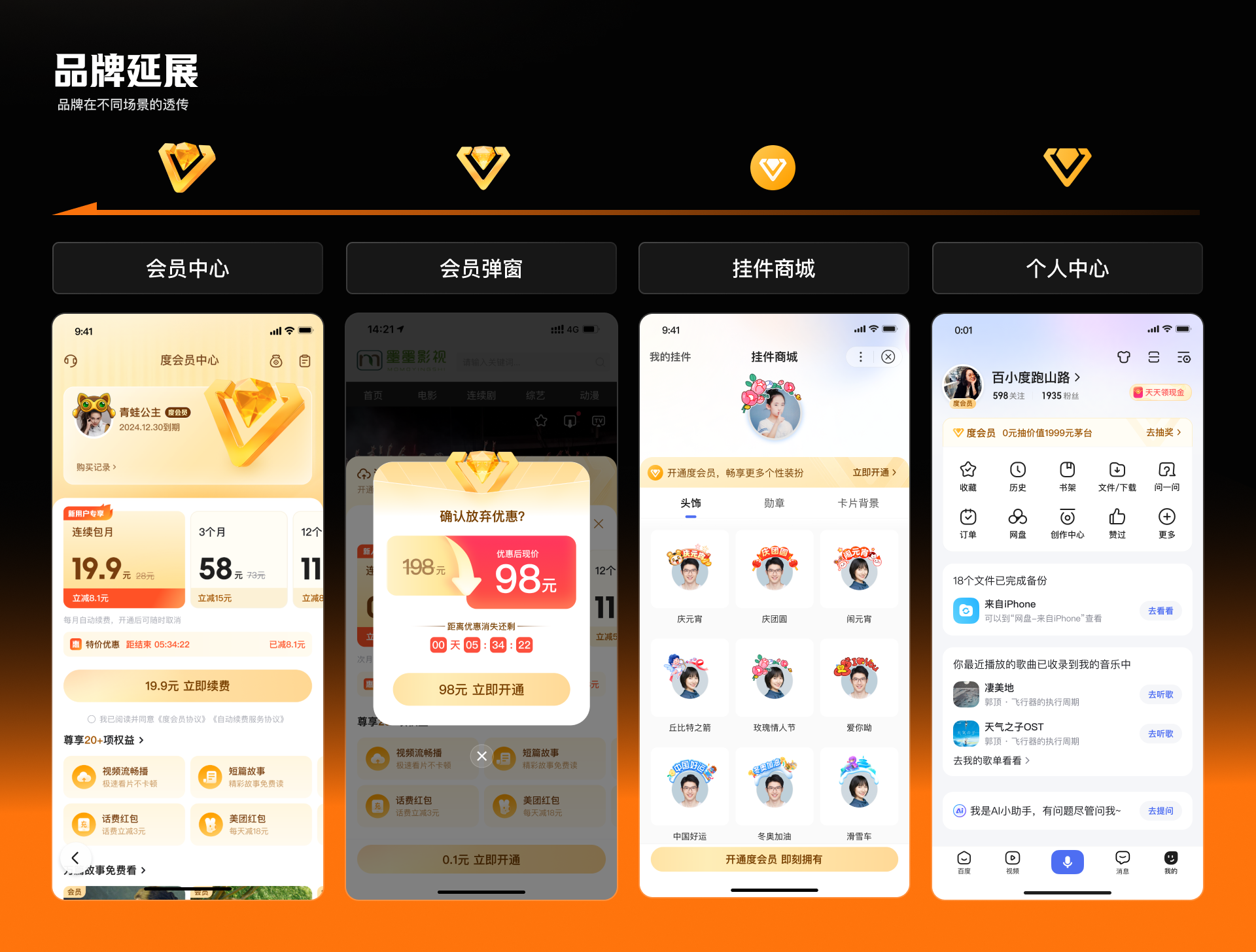 百度APP度会员焕新升级（图ZMTUyNDUwNTY=） - 教程 - 站酷设计师百度MEUX原创素材 - 站酷ZCOOL