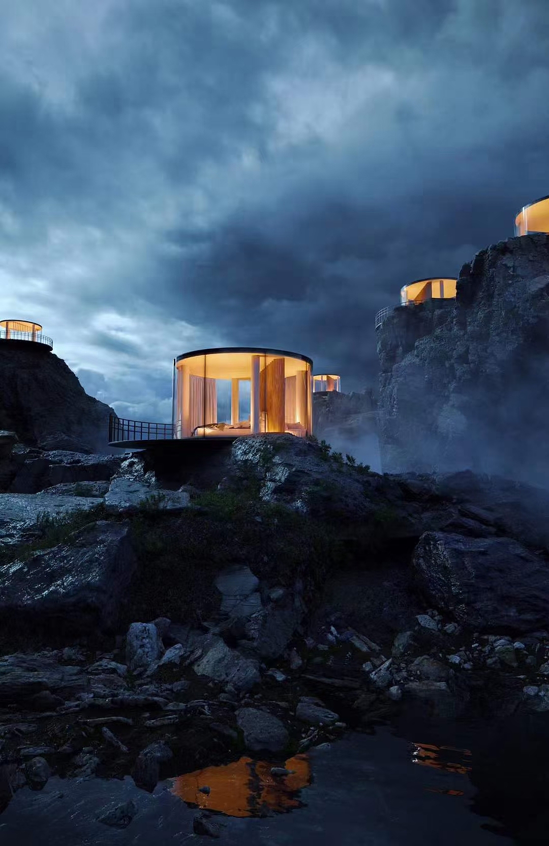 C4D科幻建筑场景（图ZMzk3NTc3OTIw） - 其他空间 - 站酷设计师aini753951原创素材 - 站酷ZCOOL