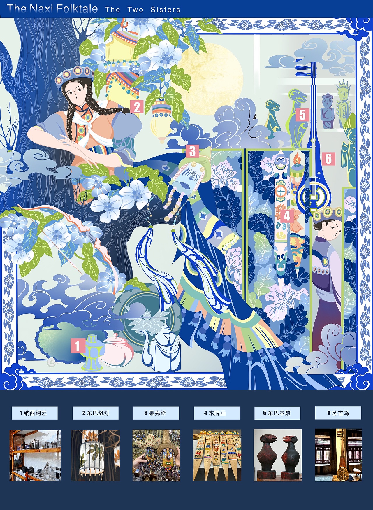 纳西族故事（图ZMzk3NTc4Njky） - 艺术插画 - 站酷设计师Crystal_Ei原创素材 - 站酷ZCOOL