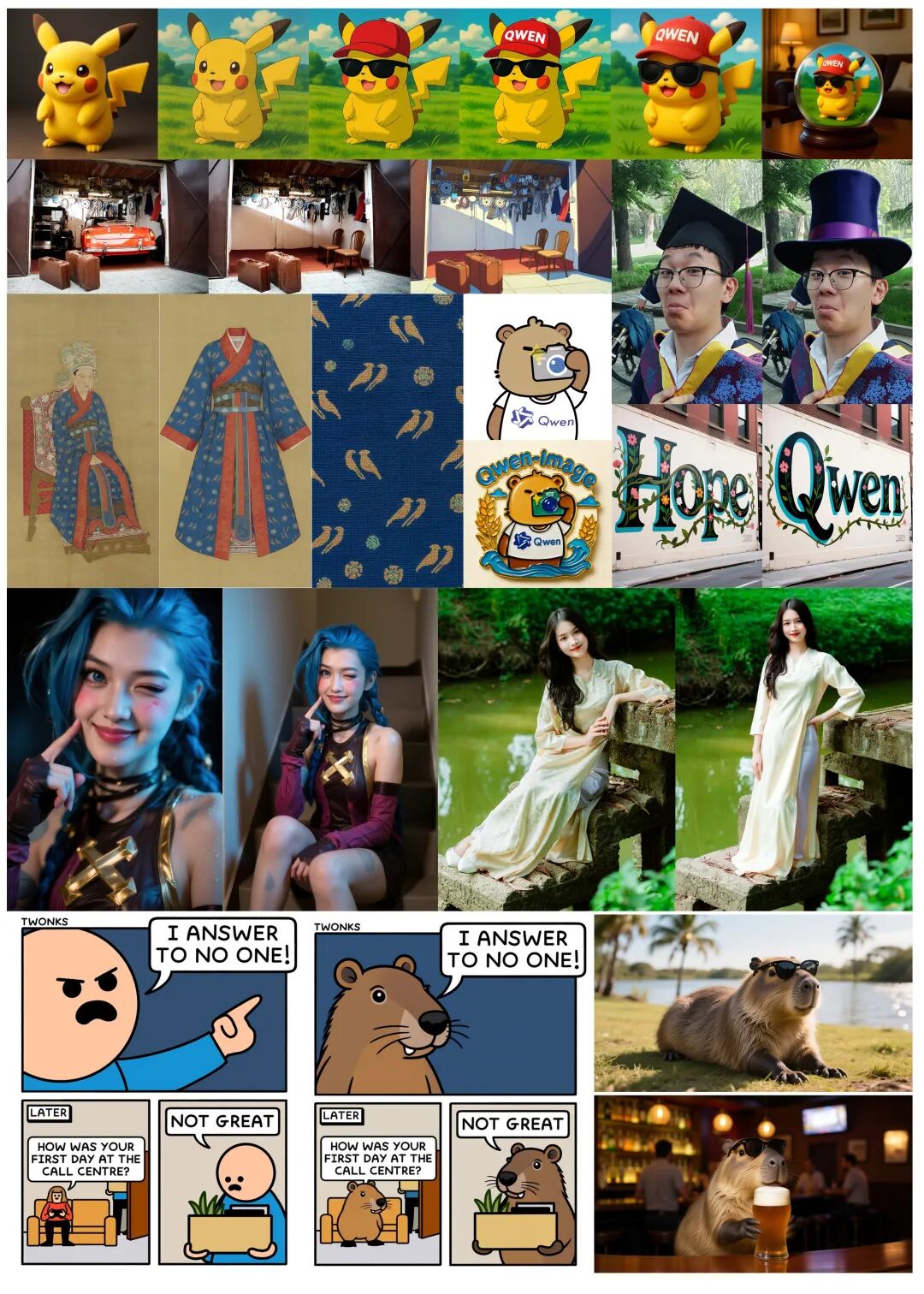 阿里开源图片生成模型Qwen-image，中英文宣传海报/PPT/文案直出，图像大模型天花板！（图ZMTUyNDUxOTY=） - 教程 - 站酷设计师黄彬AIGC原创素材 - 站酷ZCOOL