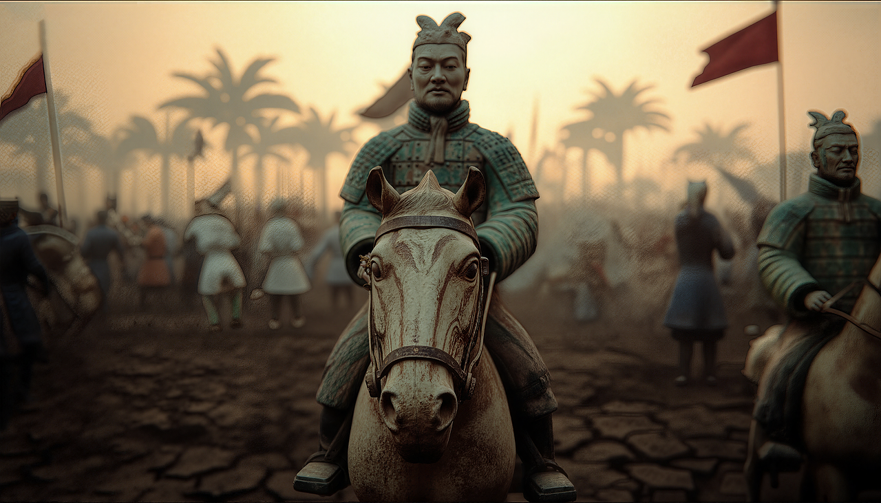 AI艺术短片-奔影凝时（图ZMzk3NTgzOTY0） - AI作品 - 站酷设计师AIGC鱼叔原创素材 - 站酷ZCOOL