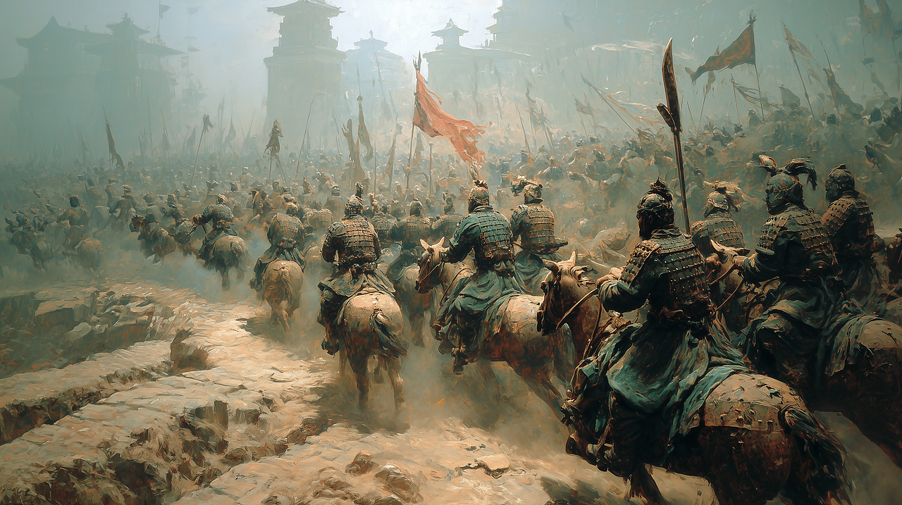 AI艺术短片-奔影凝时（图ZMzk3NTgzOTU2） - AI作品 - 站酷设计师AIGC鱼叔原创素材 - 站酷ZCOOL