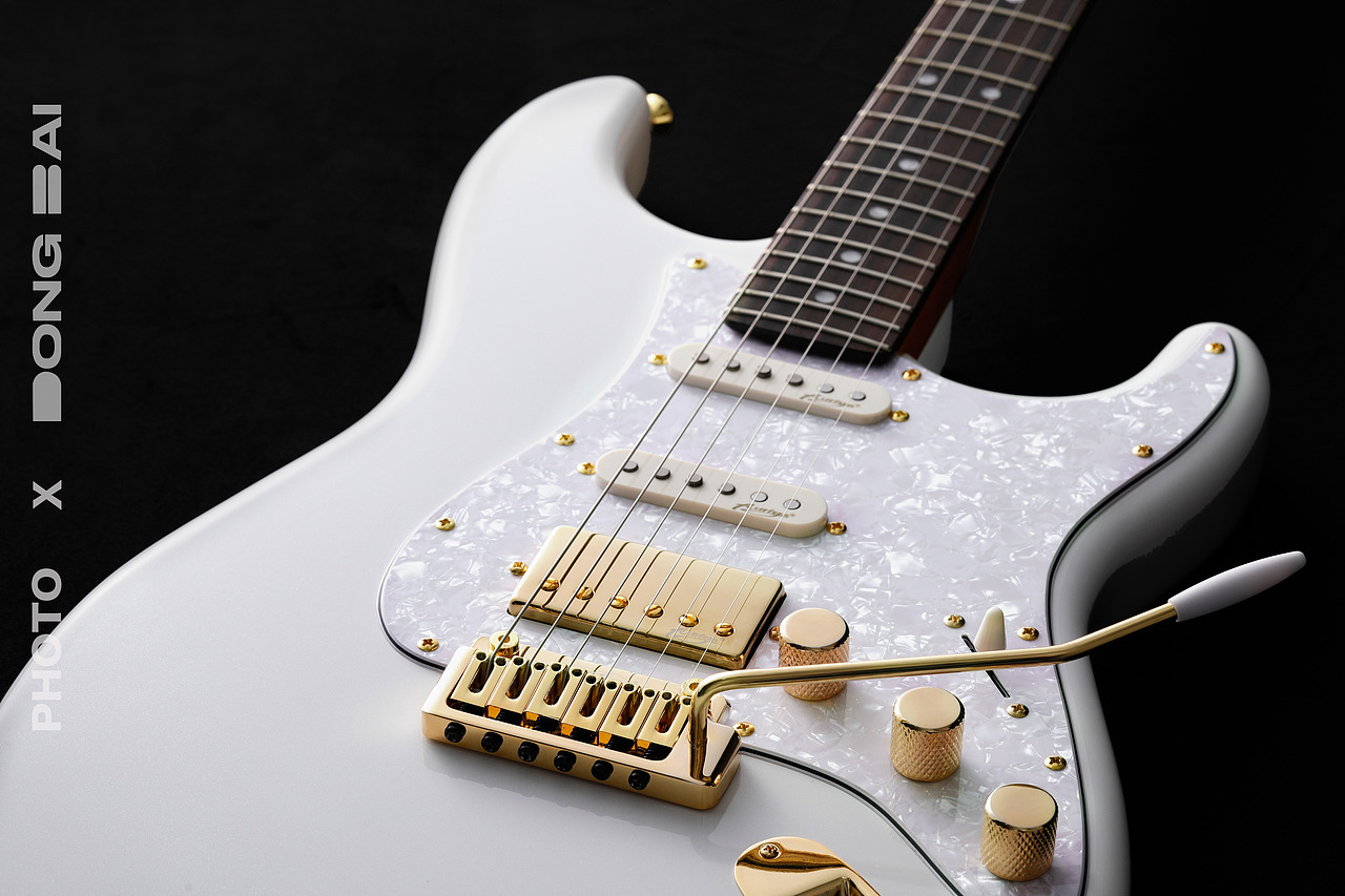 电吉他黑背景拍摄案例（图ZMzk3NTg0ODM2） - 产品摄影 - 站酷设计师DongBai东白文化原创素材 - 站酷ZCOOL