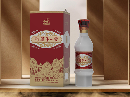 丰格创意作品——新疆第一窖古城酒业有限公司流量产品