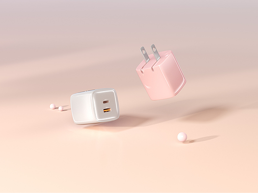 产品渲染 丨 充电器