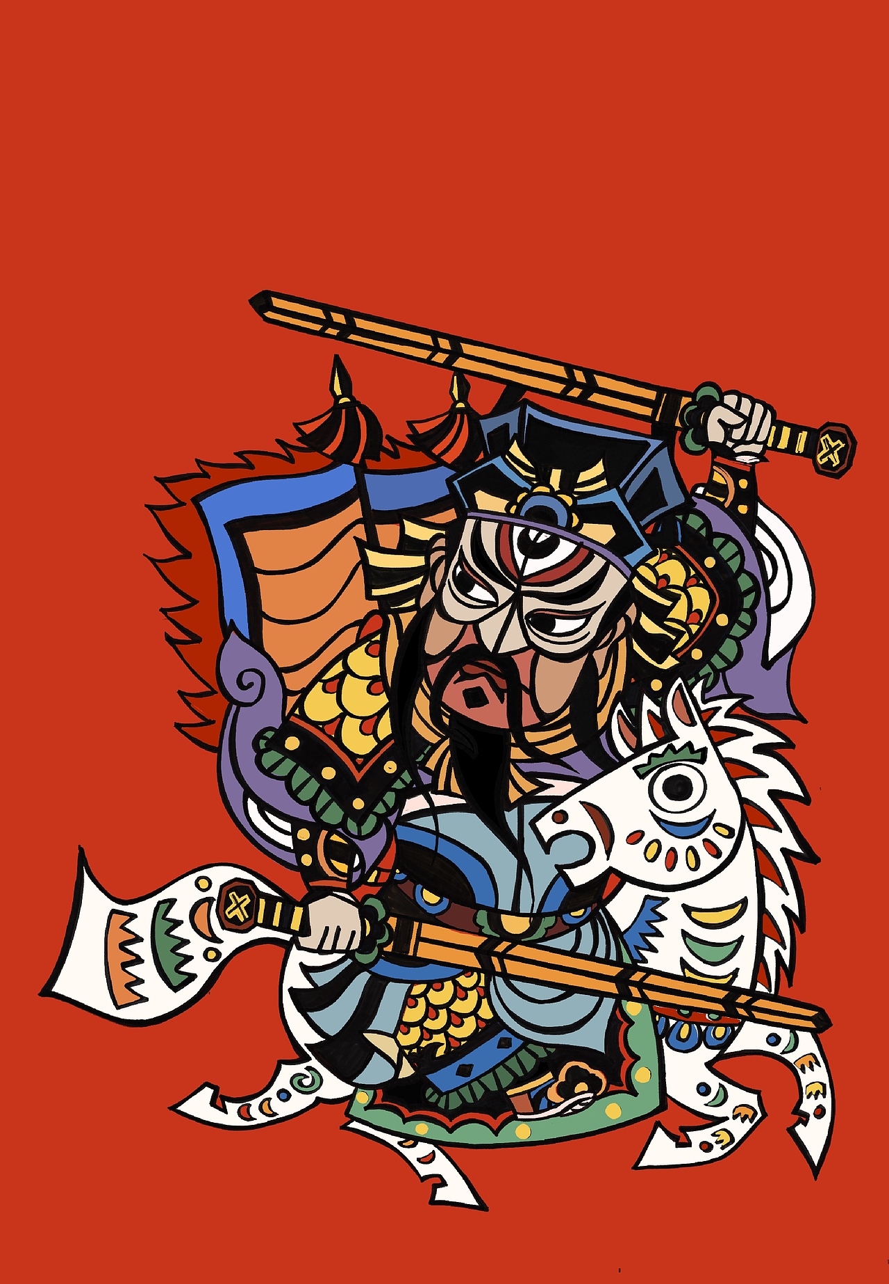 2026年门神合集（图ZMzk3NTk3MjIw） - 商业插画 - 站酷设计师洛阳的老杨原创素材 - 站酷ZCOOL