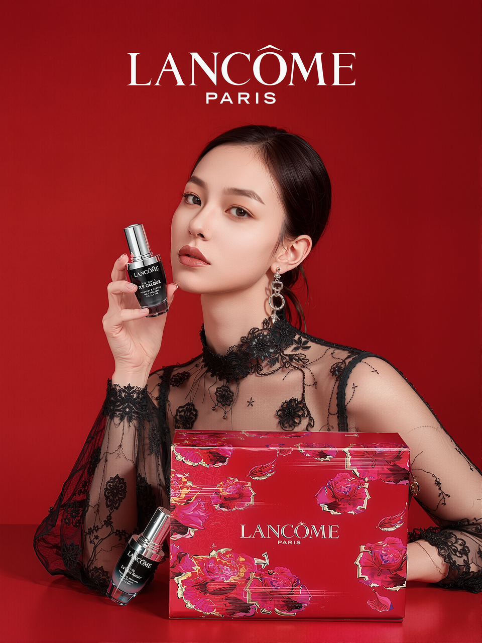 AIGC 教程｜兰蔻新春礼盒 | 人像产品模特图（图ZMTUyNDU0NDQ=） - 教程 - 站酷设计师晌午不营业原创素材 - 站酷ZCOOL