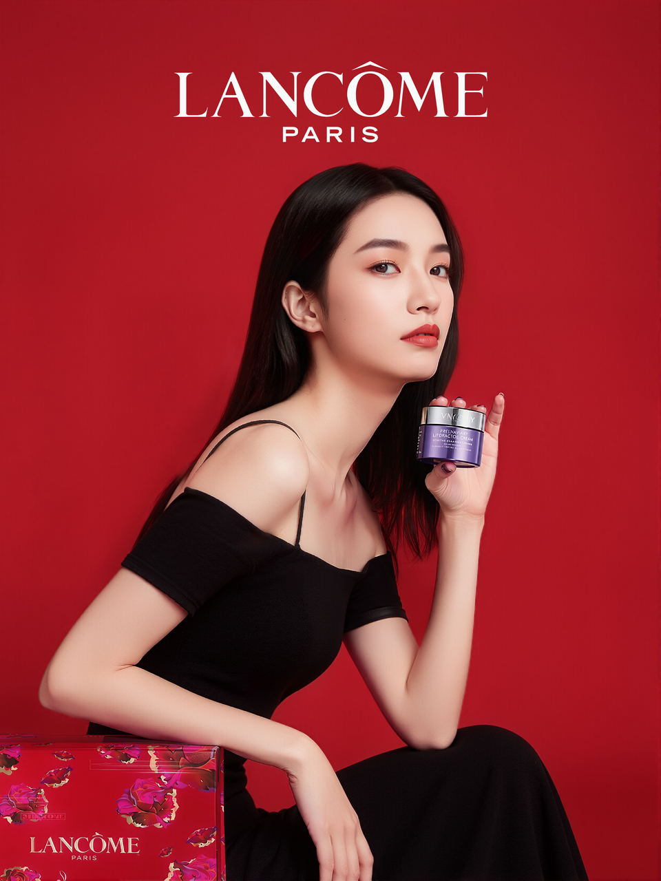 AIGC 教程｜兰蔻新春礼盒 | 人像产品模特图（图ZMTUyNDU0NDg=） - 教程 - 站酷设计师晌午不营业原创素材 - 站酷ZCOOL