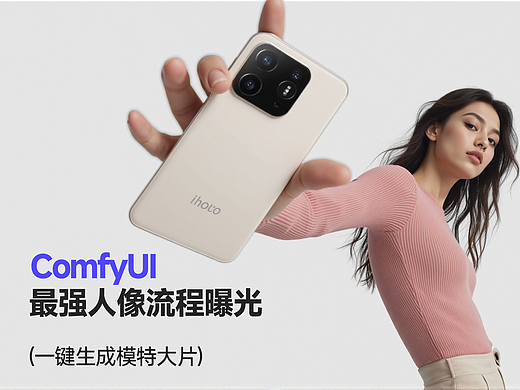 一键生成模特大片！ Comfyui人像流程曝光