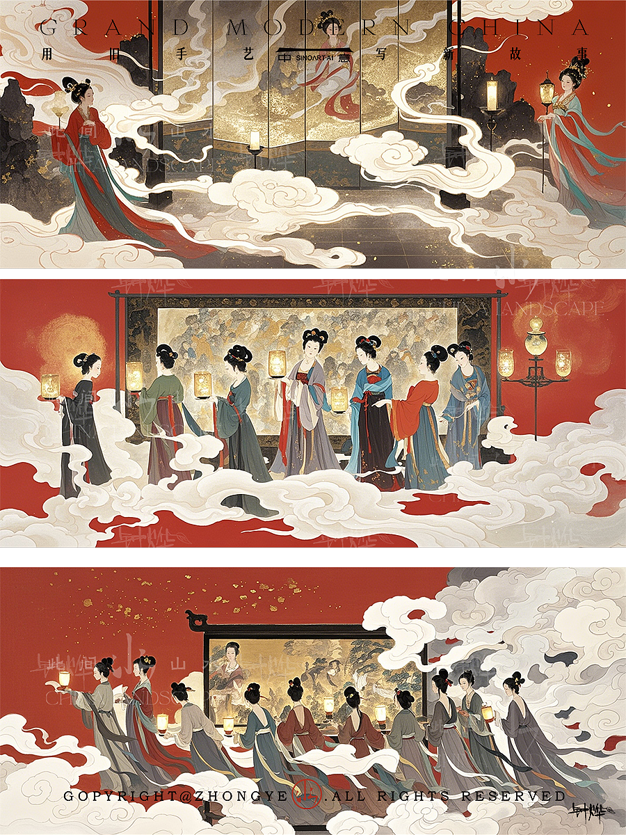 一梦大唐·长恨歌(图ZMzk3NjA4MTQ4) - AI作品 - 站酷设计师钟烨AIGC原创素材 - 站酷ZCOOL
