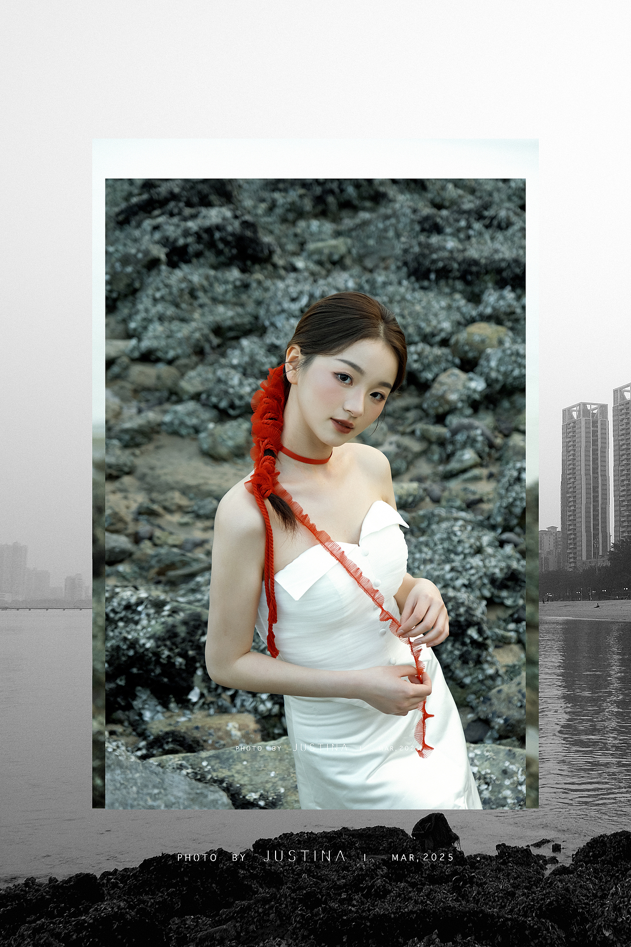 人像作品/轻婚纱/一抹红（图ZMzk3NjEwODQ4） - 时尚/艺术摄影 - 站酷设计师iamaya原创素材 - 站酷ZCOOL