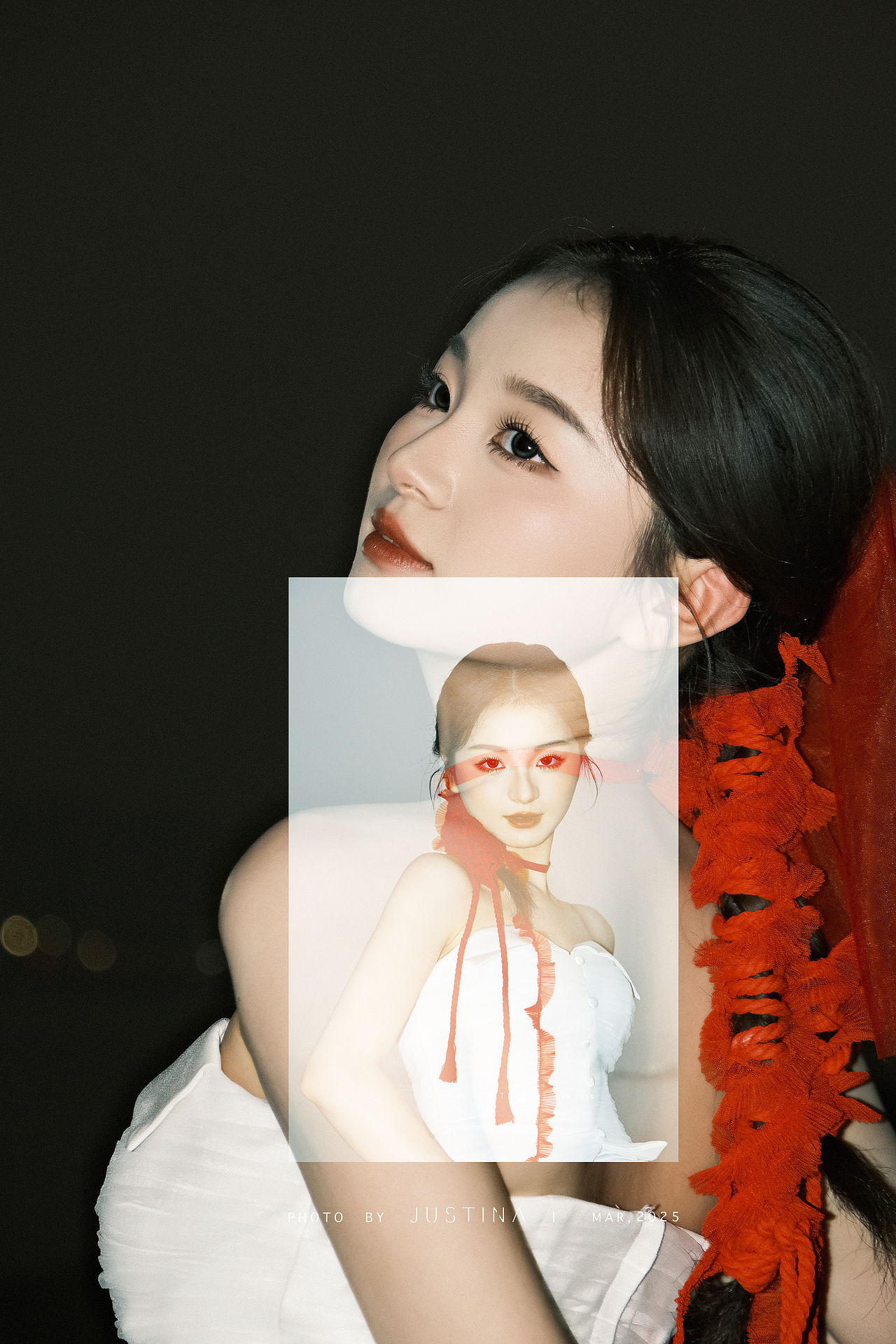 人像作品/轻婚纱/一抹红（图ZMzk3NjEwODUy） - 时尚/艺术摄影 - 站酷设计师iamaya原创素材 - 站酷ZCOOL