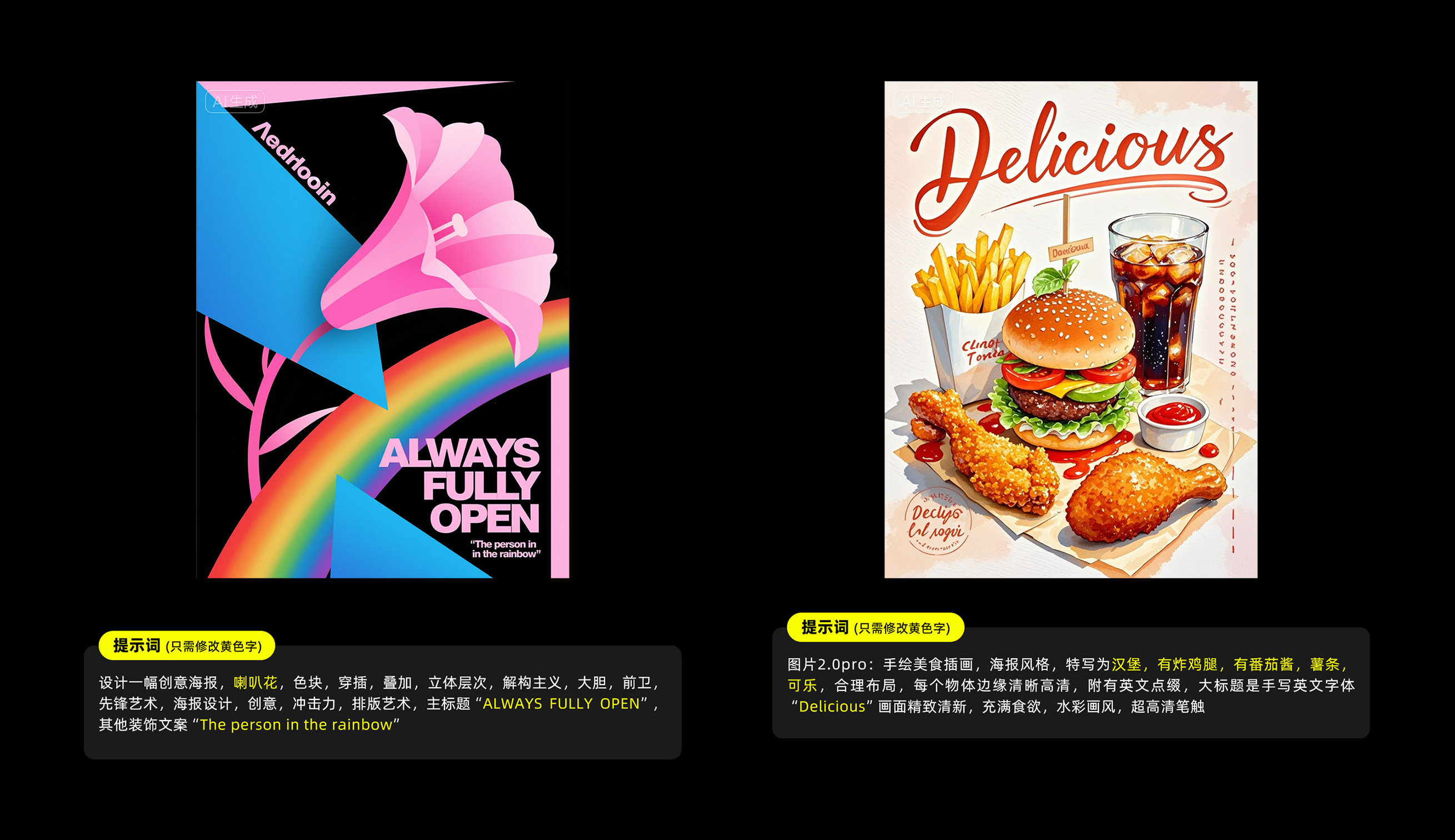 AIGC辅助/高级感动态创意海报 教程、02（图ZMTUyNDYyNzI=） - 教程 - 站酷设计师羊羊Vincent原创素材 - 站酷ZCOOL