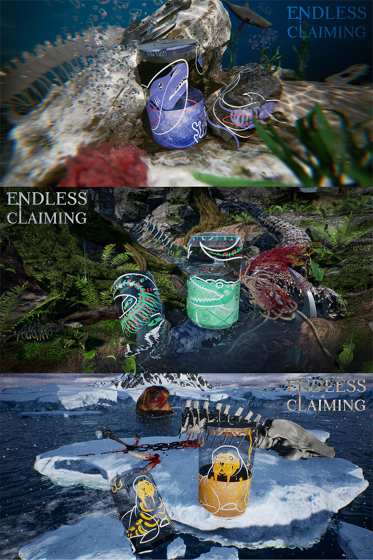 if 投稿-3D包装概念设计-生态保护主题（图ZMzk3NjE3NjEy） - 产品 - 站酷设计师Captain_Z_777原创素材 - 站酷ZCOOL