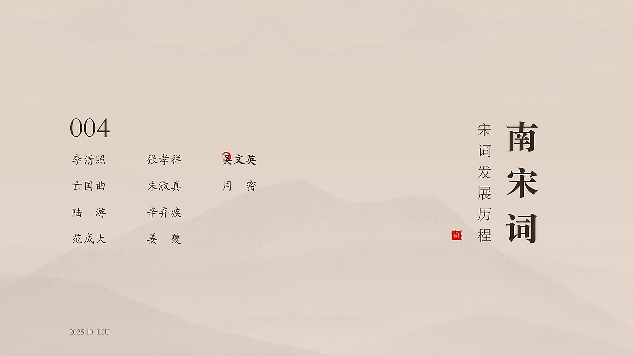 宋词发展历程_004_南宋词_吴文英（图ZMzk3NjE5NzIw） - 软件界面 - 站酷设计师旅途走失的猫原创素材 - 站酷ZCOOL