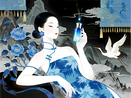 商業(yè)國(guó)潮插畫(huà)一