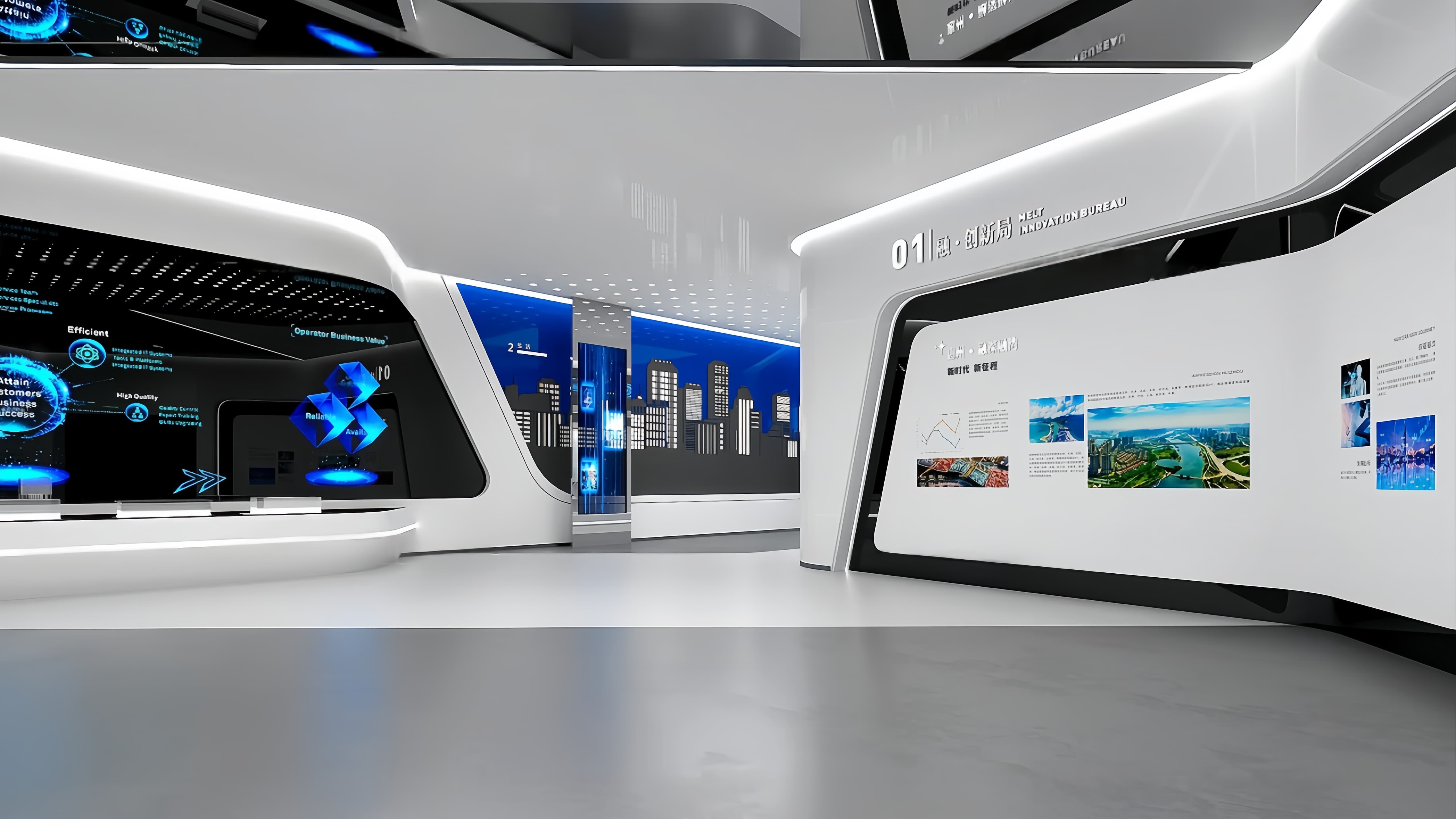解构科技展厅之美：在光影与互动中，开启未来探索之旅-森克思科技（图ZMTUyNDYzMzI=） - 观点 - 站酷设计师森克思科技原创素材 - 站酷ZCOOL