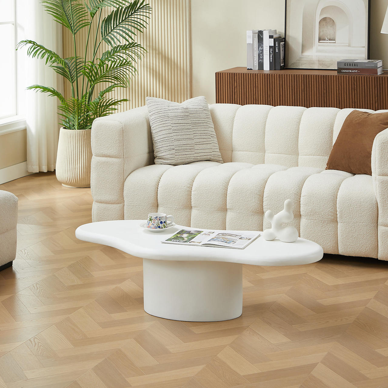 茶几拍摄｜流云栖隅，柔白生光｜家具摄影（图ZMzk3NjIzNDk2） - 产品摄影 - 站酷设计师跨境电商家具摄影原创素材 - 站酷ZCOOL