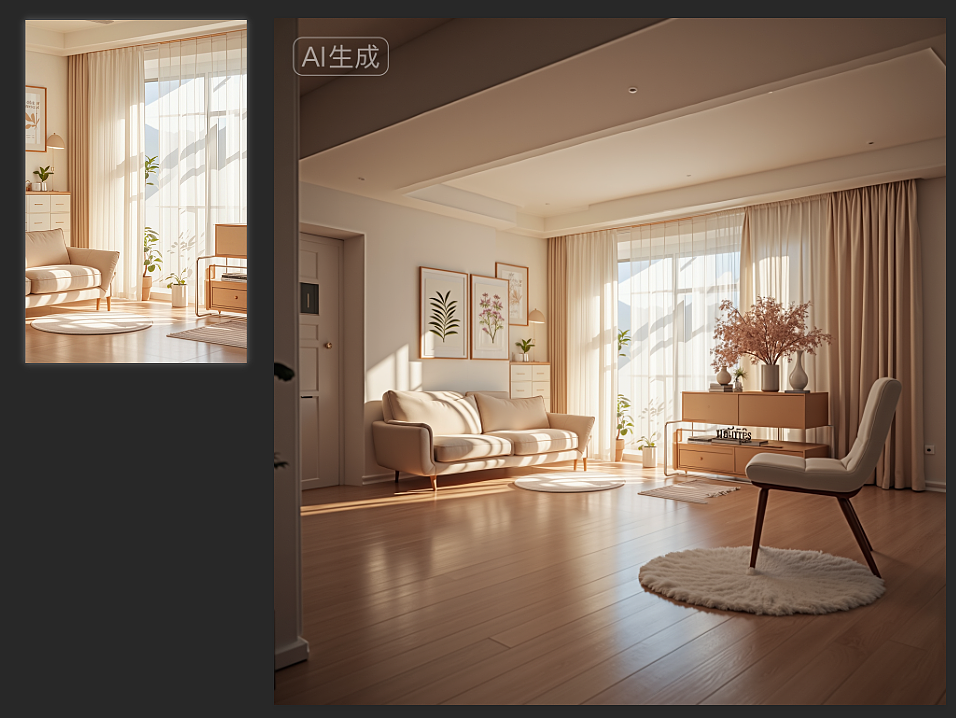 (提示词:indoor)