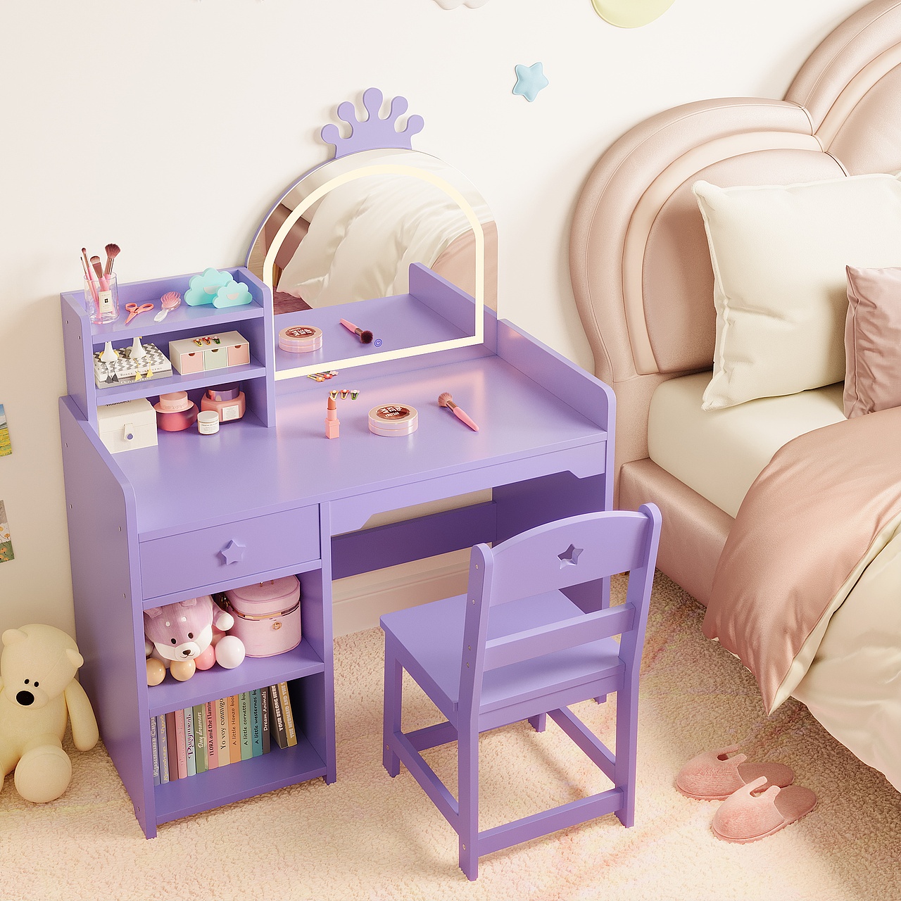 儿童梳妆台渲染（图ZMzk3NjM5MTE2） - 产品 - 站酷设计师Sunday1980原创素材 - 站酷ZCOOL