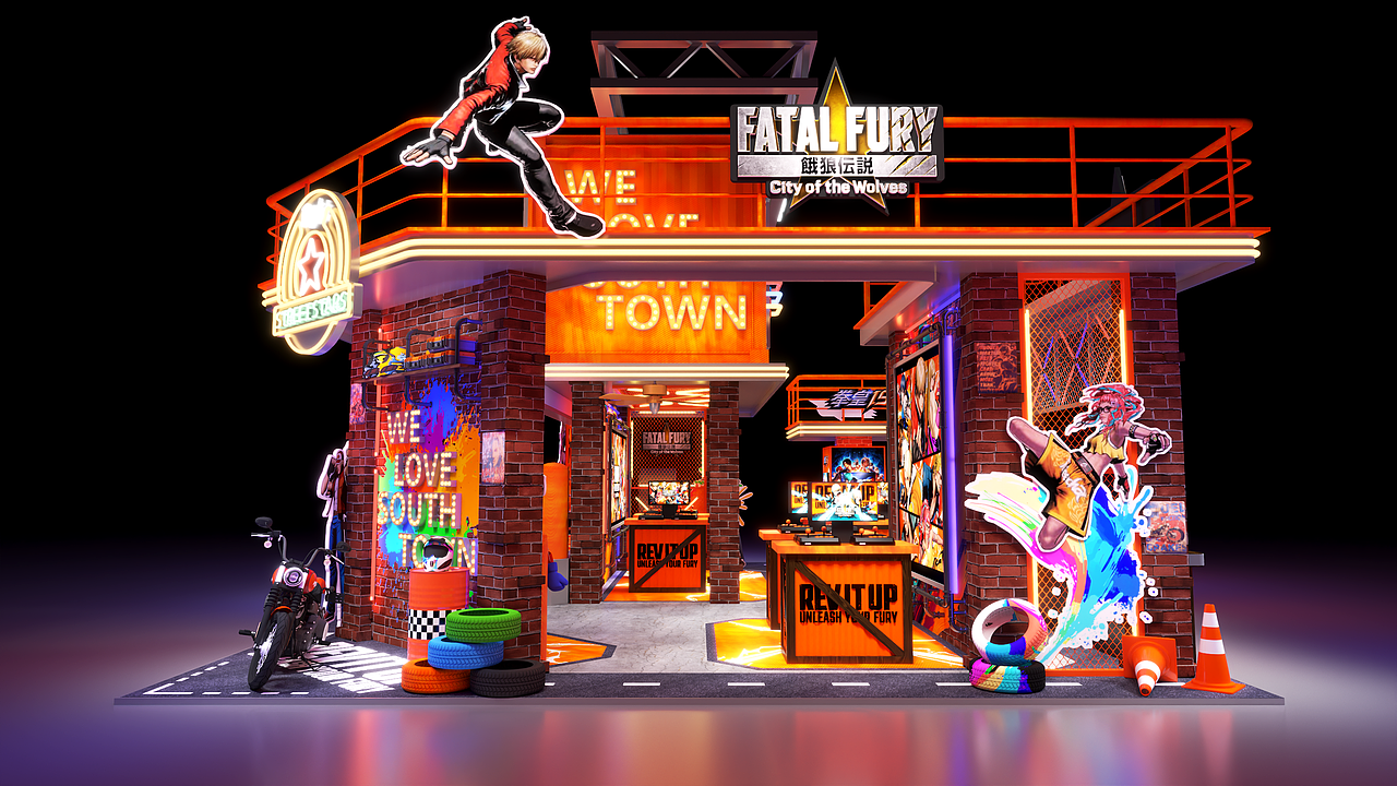 "饿狼传说”游戏展台