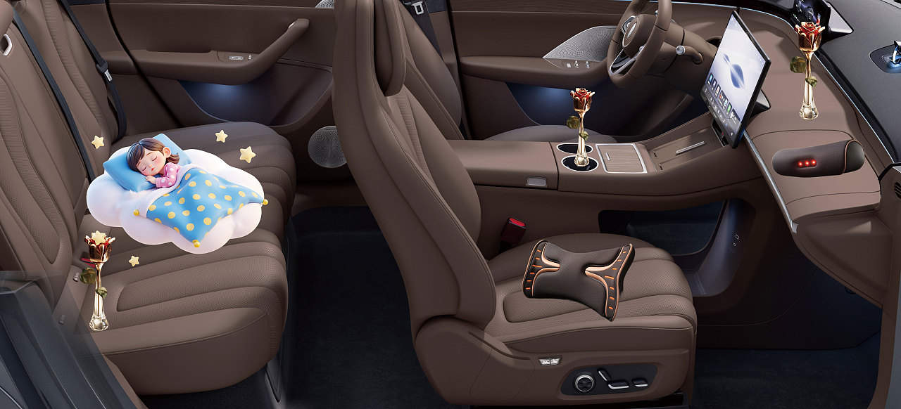 鸿蒙智行智界R7内饰-改（图ZMzk3NjQ3NDcy） - 其他工业/产品 - 站酷设计师丶丶未来原创素材 - 站酷ZCOOL