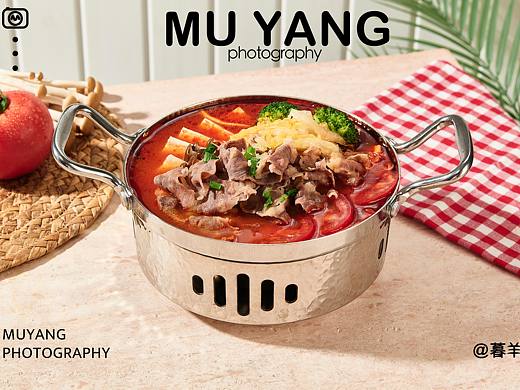 「大鸡饭」小火锅🍲|暮羊摄 一人食菜品拍摄 