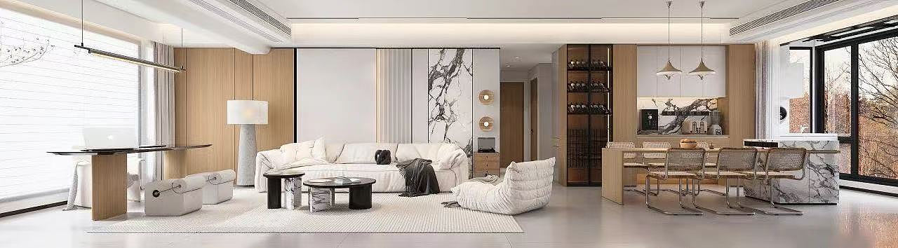 木色系装修风格一套（图ZMzk3NjU1MDMy） - 家装设计 - 站酷设计师邓芬设计师原创素材 - 站酷ZCOOL