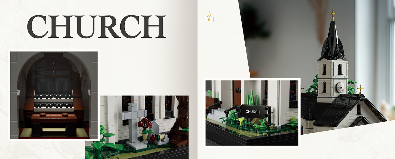 教堂拼搭全套详情-说明书-包装图