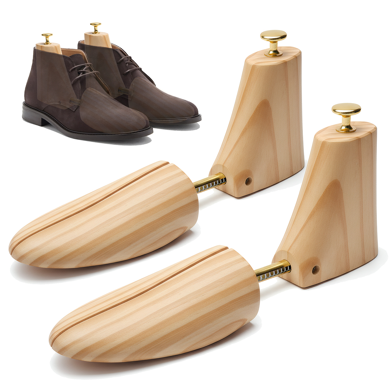亚马逊主副图丨产品动画丨雪松木鞋撑丨三维建模渲染