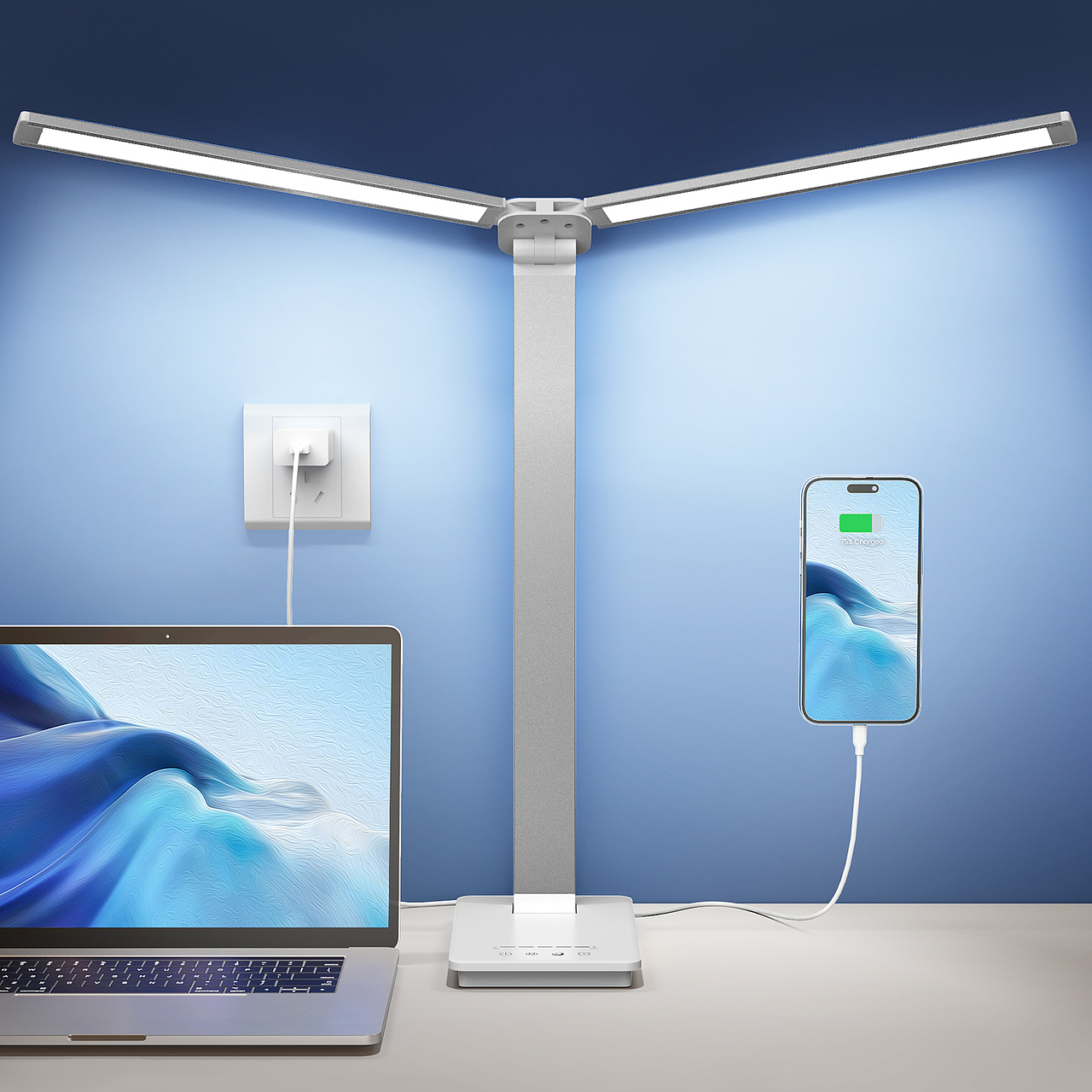 亚马逊产品 台灯 渲染