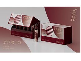胡庆余灵芝佛手堂保健包装设计