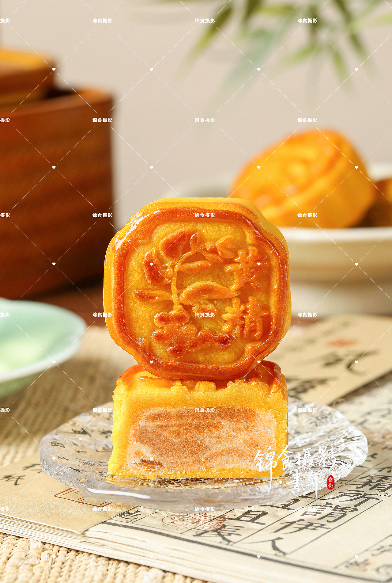 中秋节中式月饼拍摄/新国风糕点拍照/宜昌美食摄影
