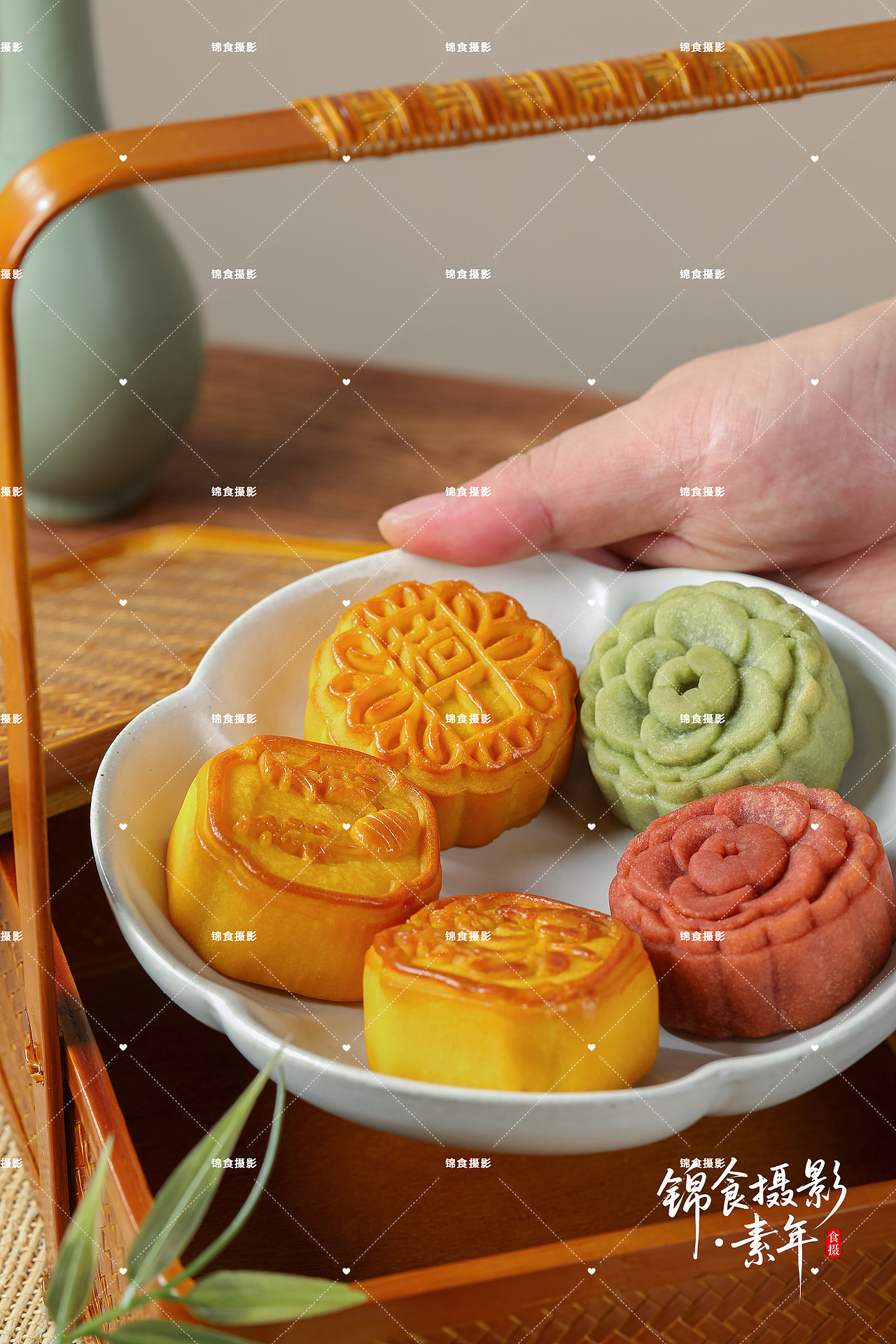 中秋节中式月饼拍摄/新国风糕点拍照/宜昌美食摄影