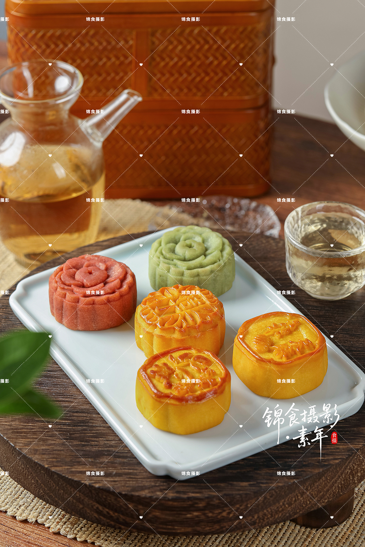 中秋节中式月饼拍摄/新国风糕点拍照/宜昌美食摄影