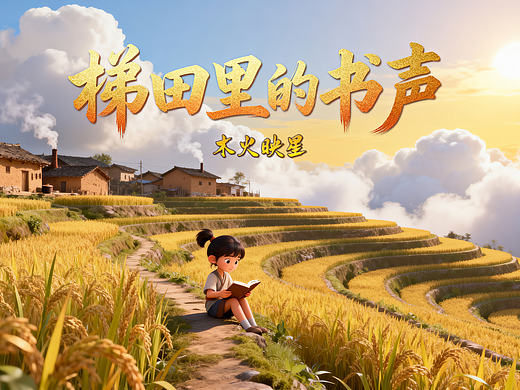 《梯田里的书声》