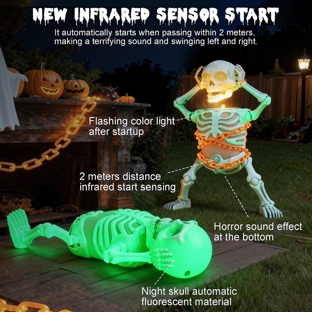 骷髅人，万圣节骷髅（图ZMzk3NjgwODAw） - 电商 - 站酷设计师我吃西红四原创素材 - 站酷ZCOOL