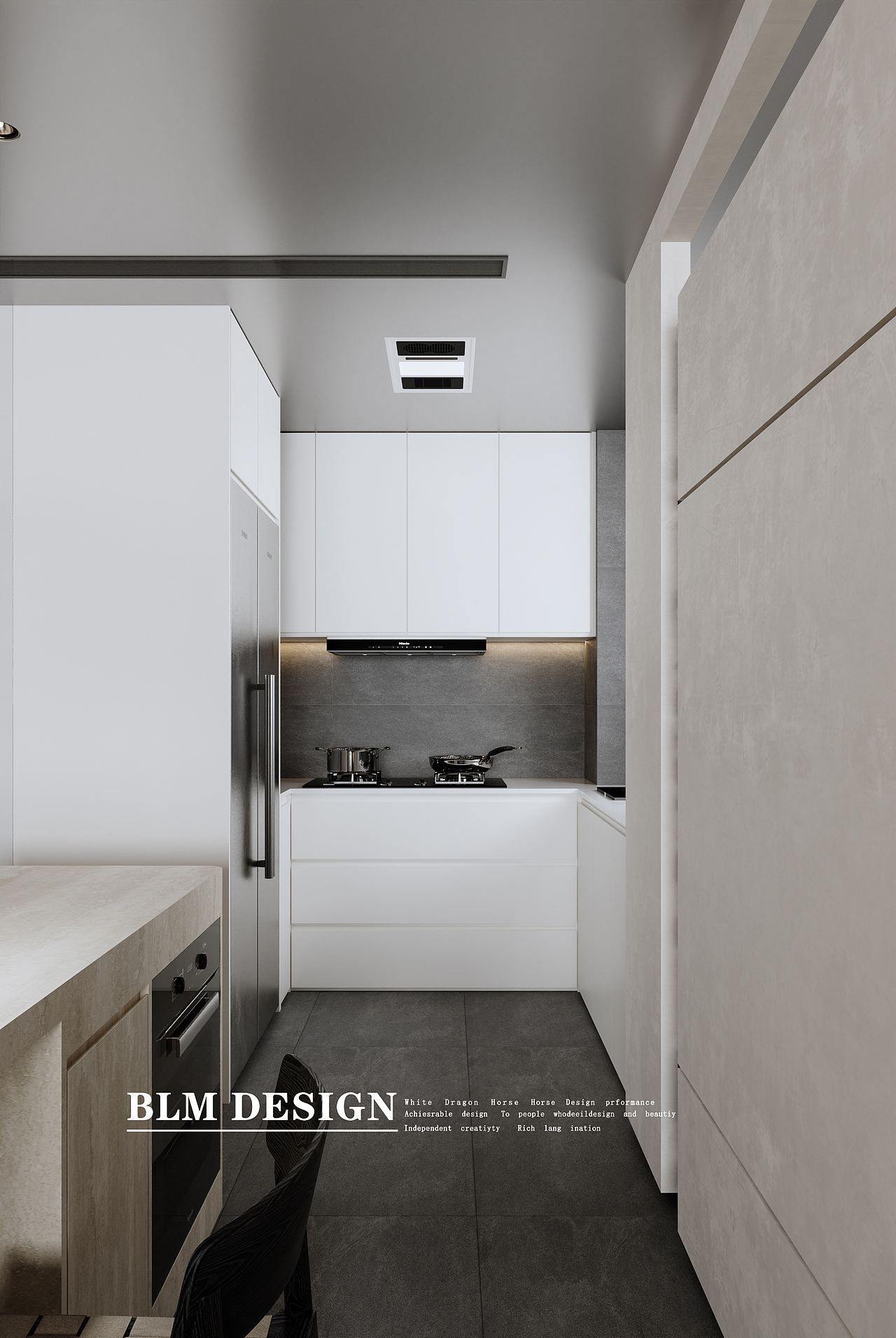 现代风-白龙马效果图